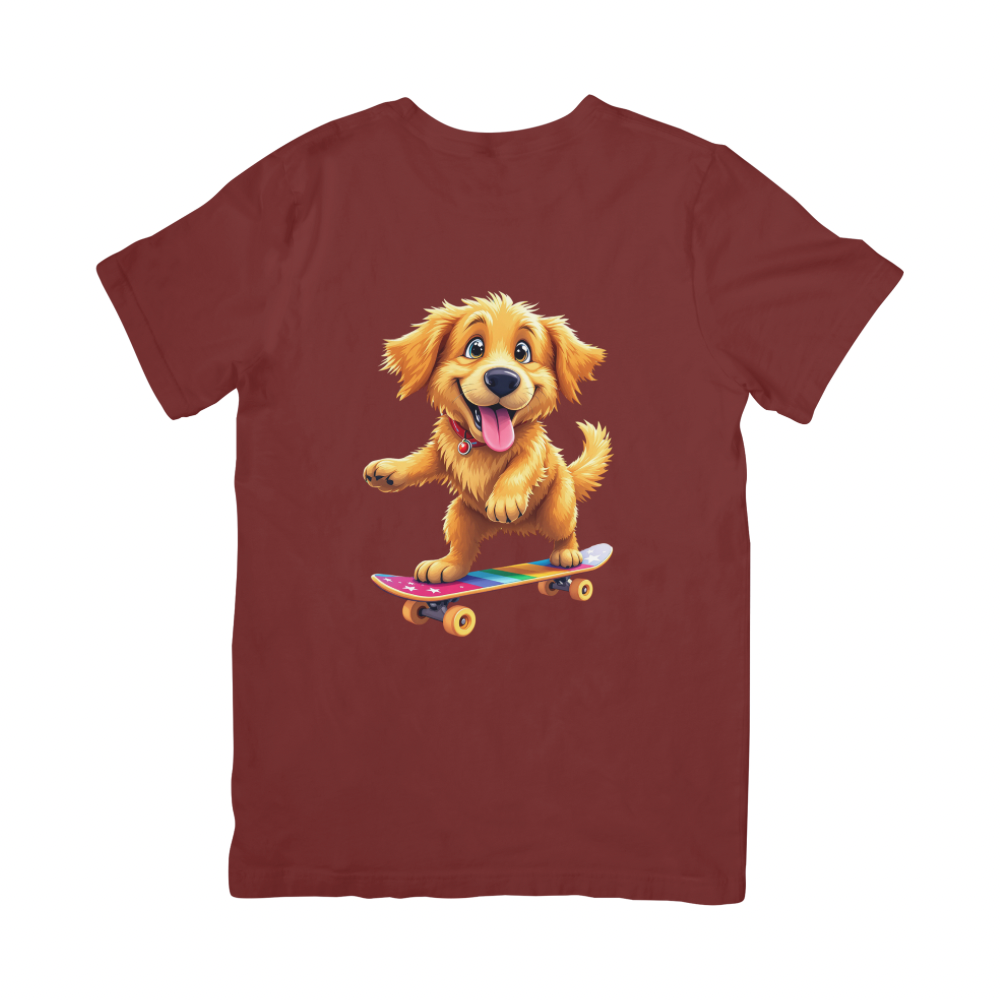 Golden Retriever Skating