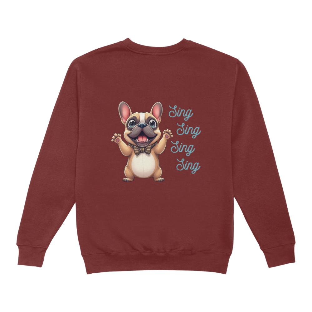 BullDog Francess Singing Sweater