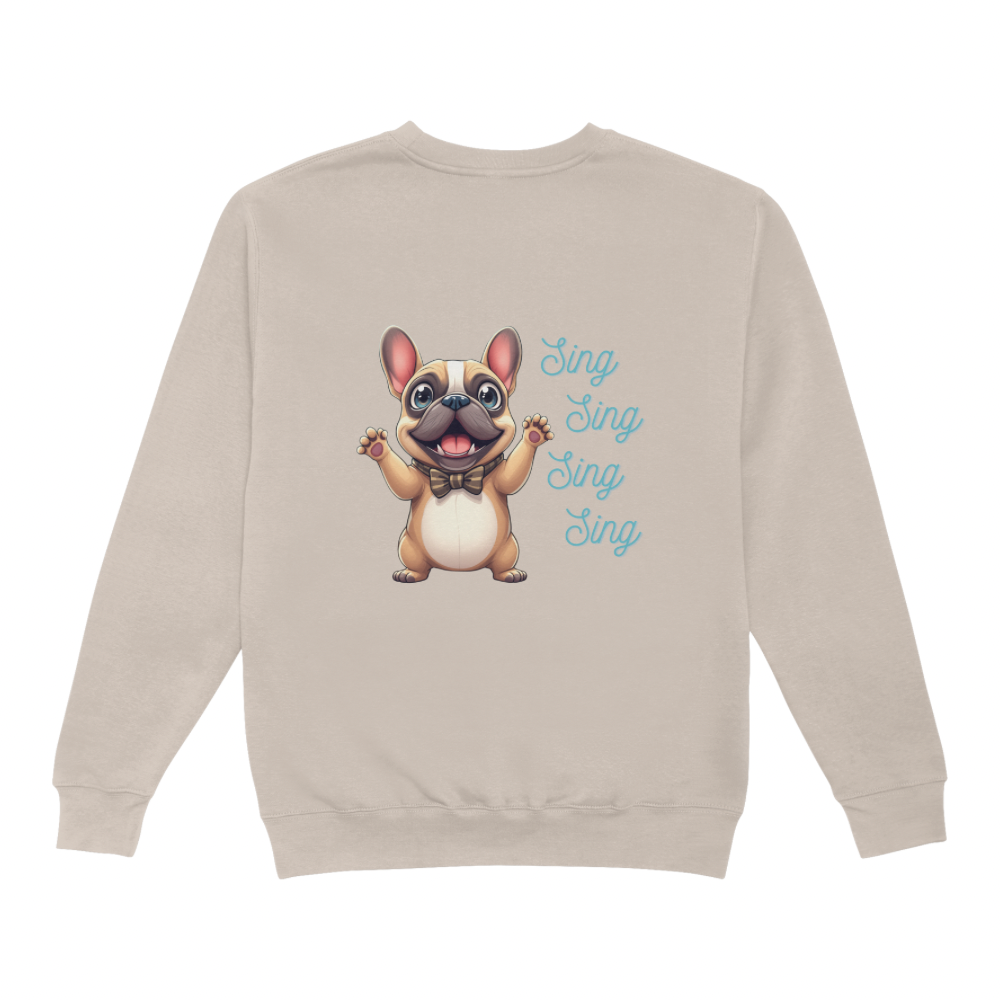 BullDog Francess Singing Sweater