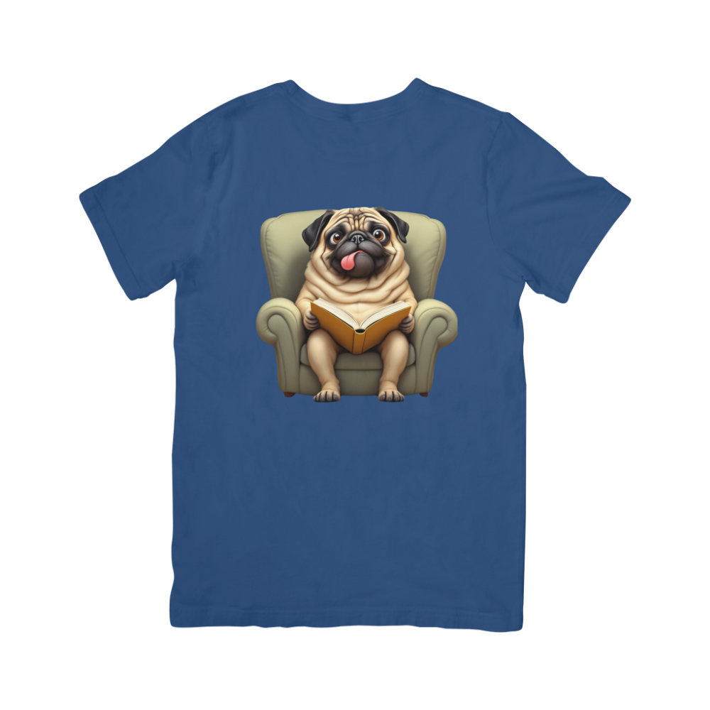 Pug With a Book