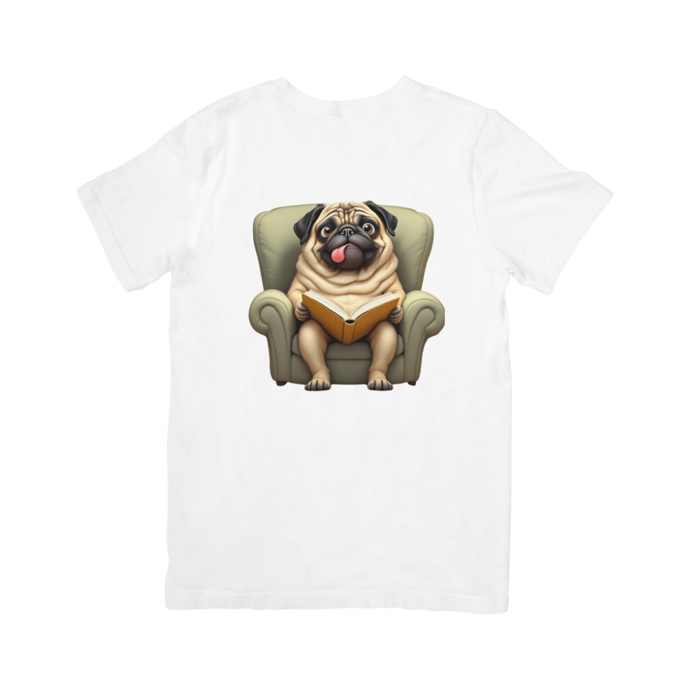 Pug With a Book