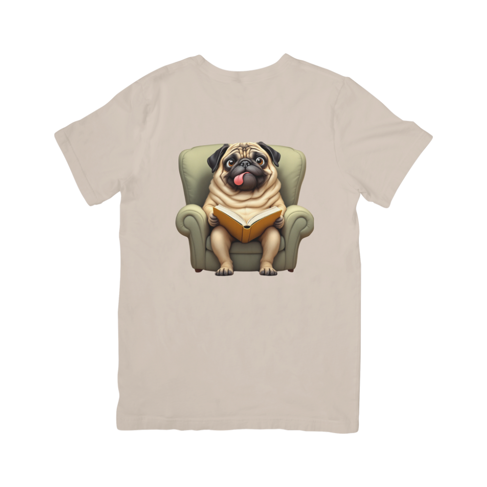 Pug With a Book