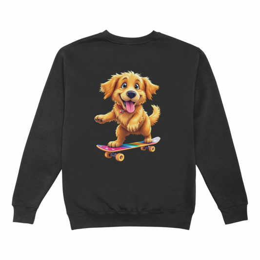 Golden Retriever Skating Sweater