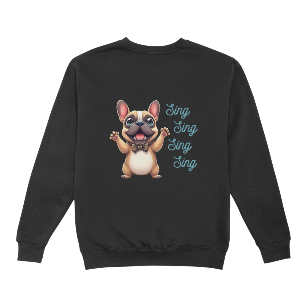 BullDog Francess Singing Sweater