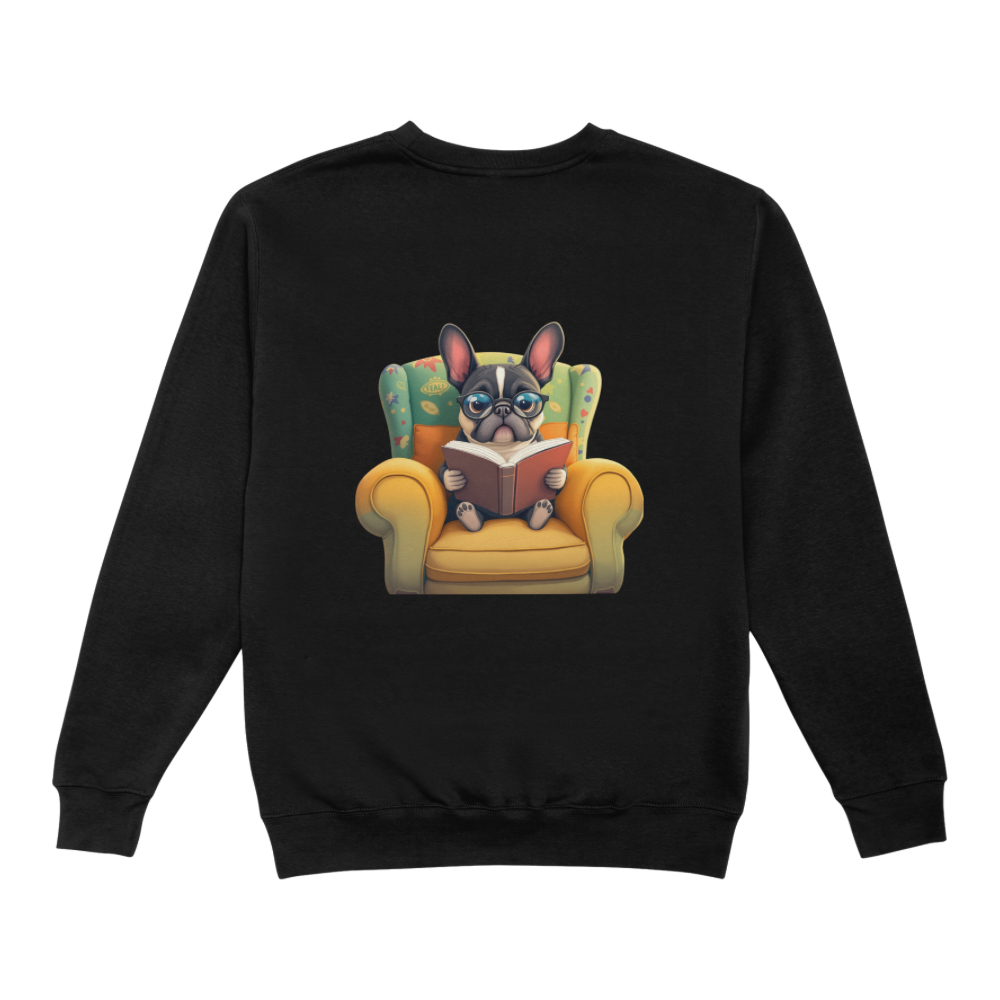 BullDog Francess Reading Sweater