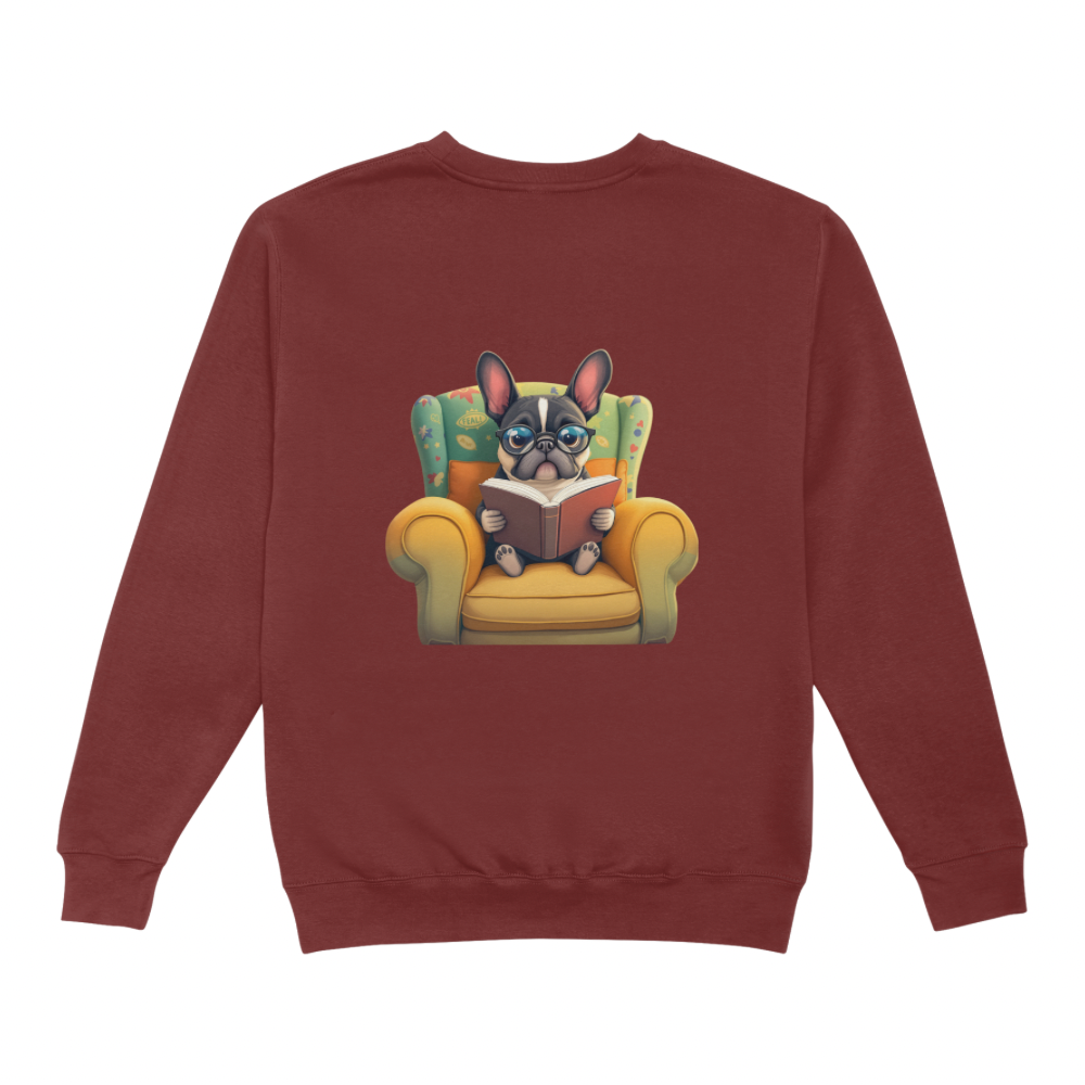 BullDog Francess Reading Sweater