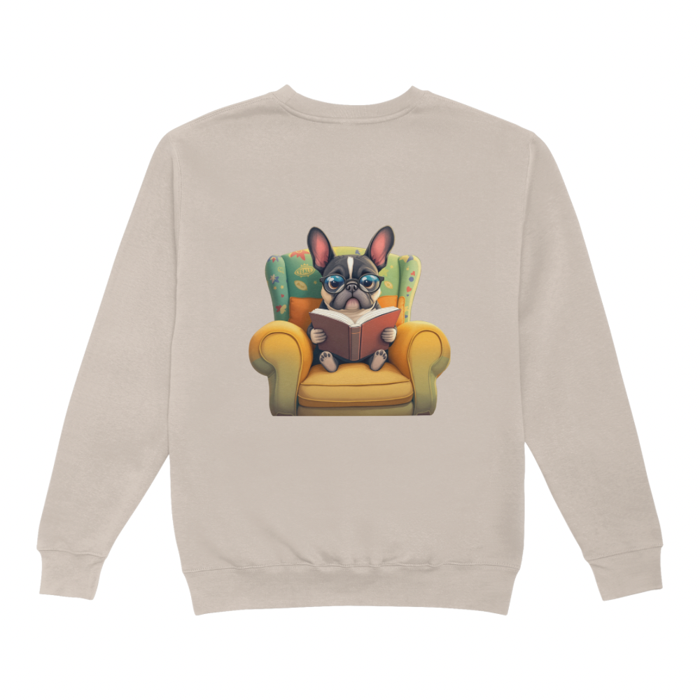 BullDog Francess Reading Sweater