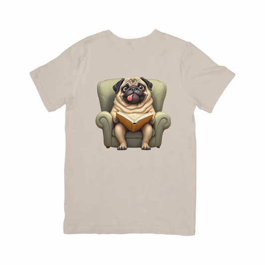 Pug With a Book